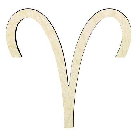 2"-20" Aries Astrology sign wood cutouts Craft Supply - wood cutout by Growing Tree Gallery
