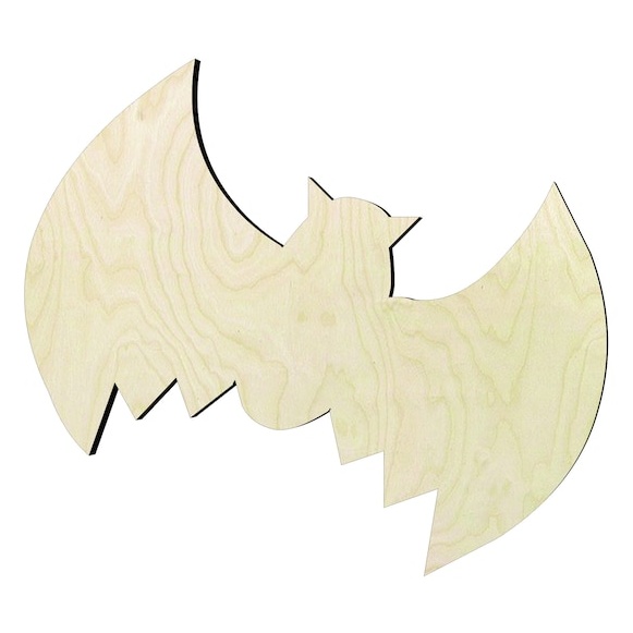 2"-20" Bat- #3 Wood Cutout - wood cutout by Growing Tree Gallery