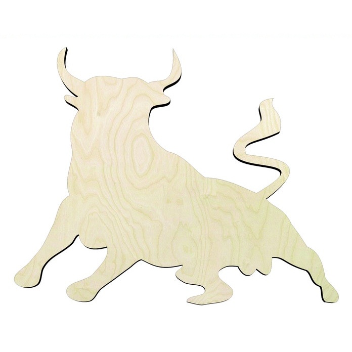 2"-20" Bull wood- Cow cutout - wood cutout by Growing Tree Gallery