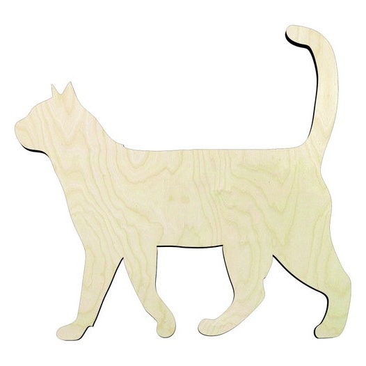 2"-20" Cat- #2 Wood Cutout - wood cutout by Growing Tree Gallery