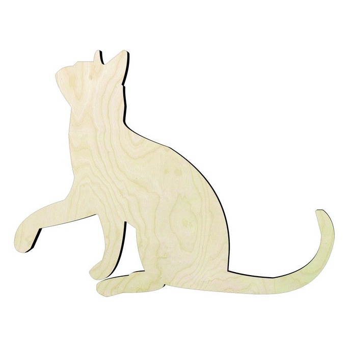 2"-20" Cat- #3 Wood Cutout - wood cutout by Growing Tree Gallery