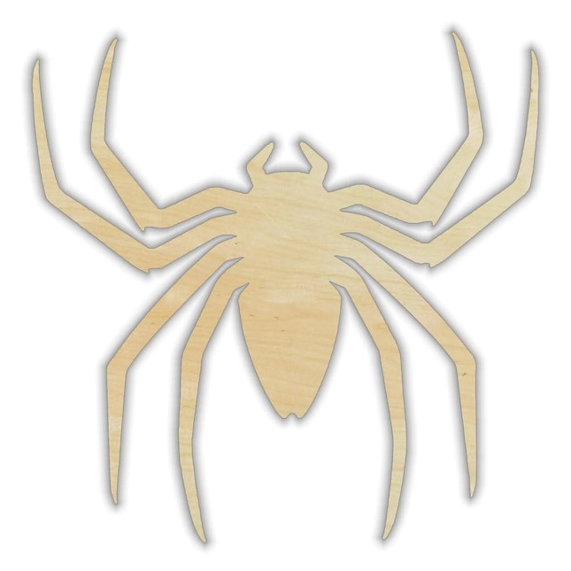 2"-20" Spider- Halloween wood cutouts - wood cutout by Growing Tree Gallery