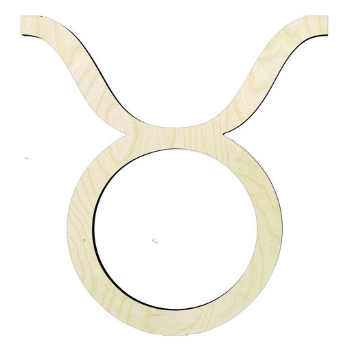 2"-20" Taurus Astrology sign wood cutouts Craft Supply - wood cutout by Growing Tree Gallery