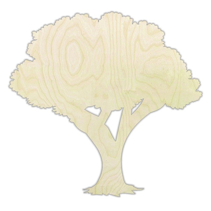 2"-20" Treeor un Wood Cutout - wood cutout by Growing Tree Gallery