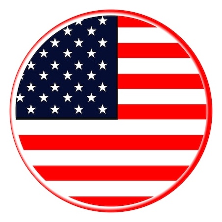 2"- 28" American Flag Car Decal - Laptop sticker - Outdoor Vinyl - Car Decal - vinyl decal by Growing Tree Gallery