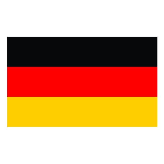 2"- 28" German Flag Car Decal - Laptop sticker - Outdoor Vinyl - vinyl decal by Growing Tree Gallery