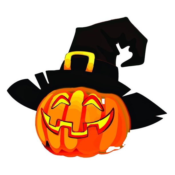 2"- 28" Jack O' lantern Decal- Laptop sticker - Outdoor Vinyl - Car Decal - vinyl decal by Growing Tree Gallery