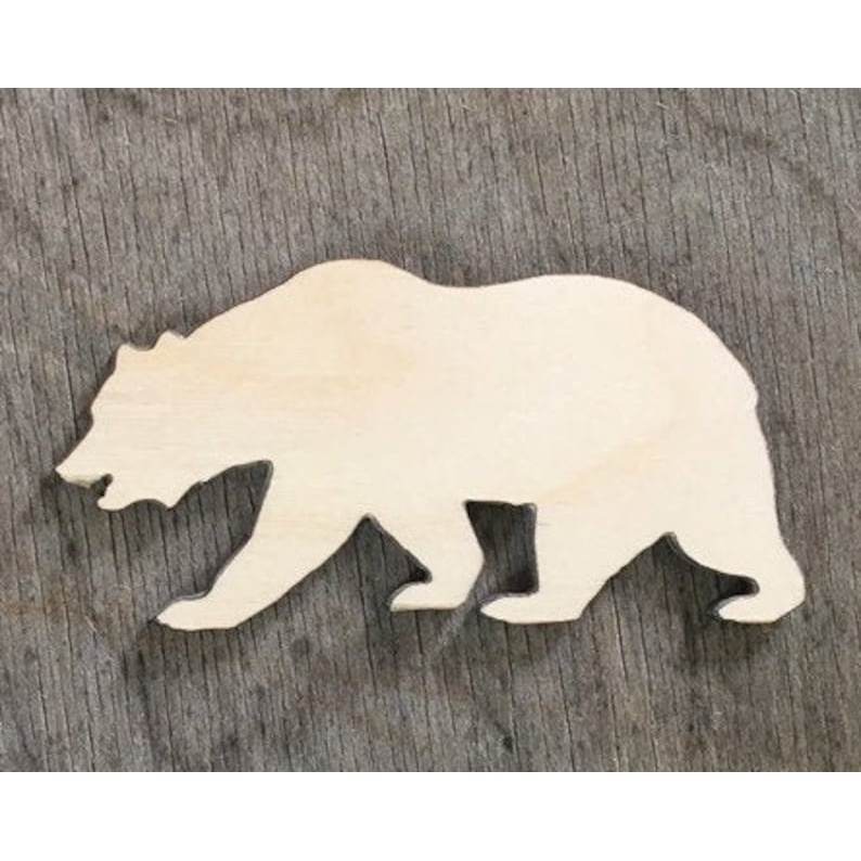 Bear Cutouts - Multiple Sizes - wood cutout by Growing Tree Gallery