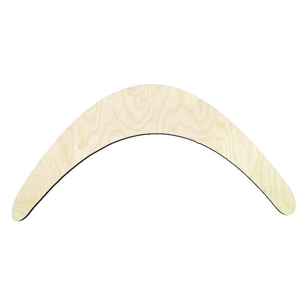 Boomerang -Multiple Sizes Wood Cutout - wood cutout by Growing Tree Gallery