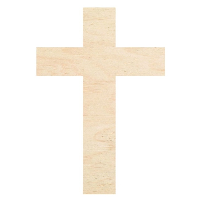 Cross - Multiple Sizes Cut Outs -Finished or Unfinsihed Wood Cutout - wood cutout by Growing Tree Gallery