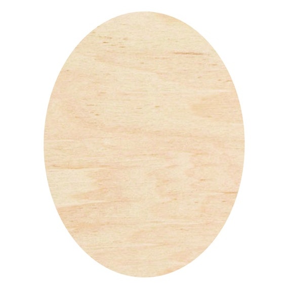 Egg Shape Cut Outs -Finished or Unfinsihed Wood Cutout - wood cutout by Growing Tree Gallery