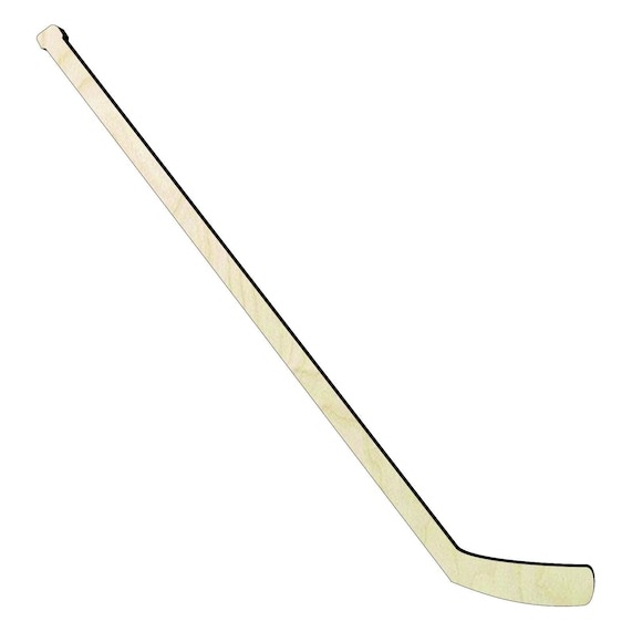 Hockey Stick - Multiple Sizes Hockey stick - sports cutouts - wood cutout by Growing Tree Gallery