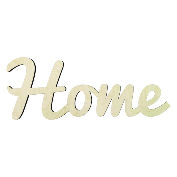 Home word cutout - Multiple Sizes - wood cutout by Growing Tree Gallery