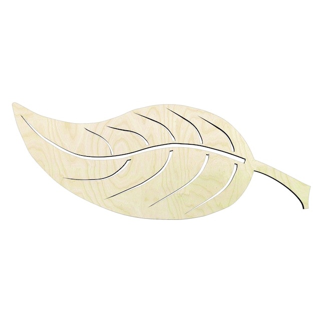 Leaf - Multiple Sizes Wood#2 Wood Cutout - wood cutout by Growing Tree Gallery