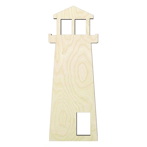 Lighthouse -Multiple Sizes Wood Cutout - wood cutout by Growing Tree Gallery