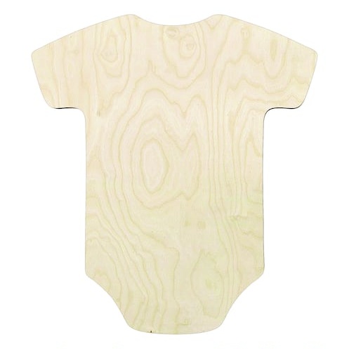 Onesies Multiple Sizes#2 Wood Cutout - wood cutout by Growing Tree Gallery