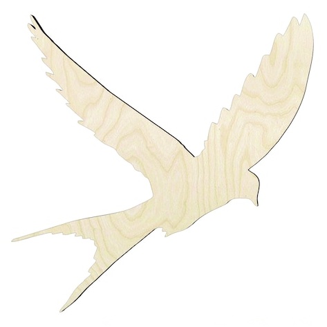 Parrot Multiple Sizes Wood Cutout - wood cutout by Growing Tree Gallery