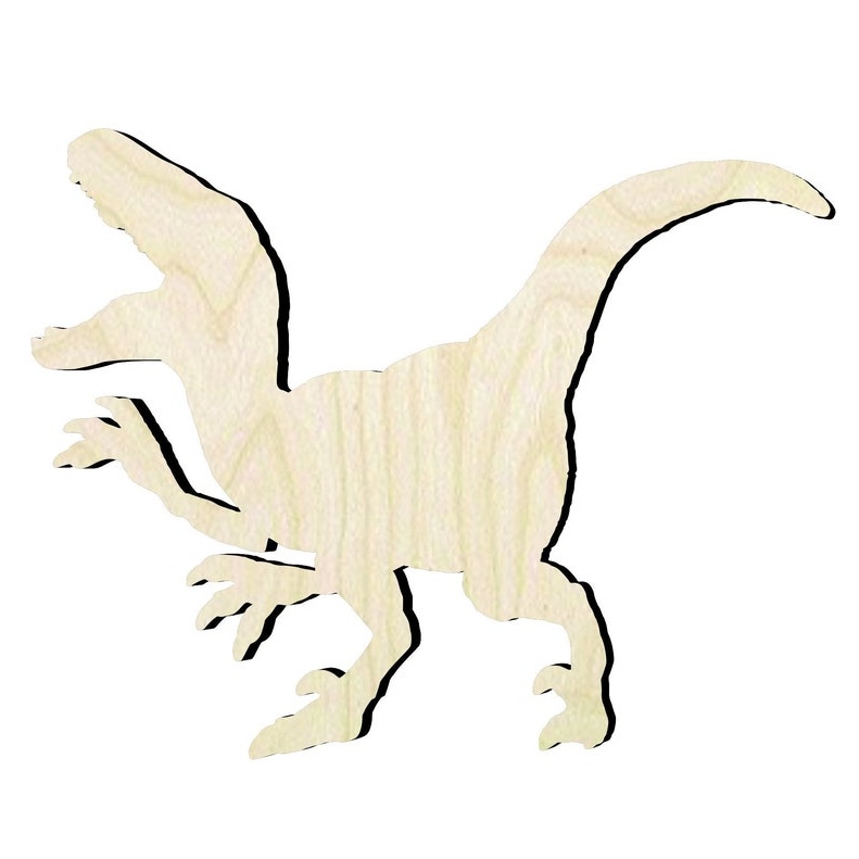 Raptor - Multiple Sizes Wood Cut outs - Craft project- craft supply - wood cutout by Growing Tree Gallery