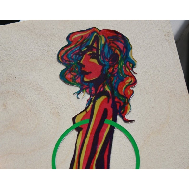 Sky hooper Wood Cutout - wood cutout by Growing Tree Gallery